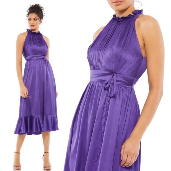 *NWT* Mac Duggal Halter neck dress - Picture 2 of 7